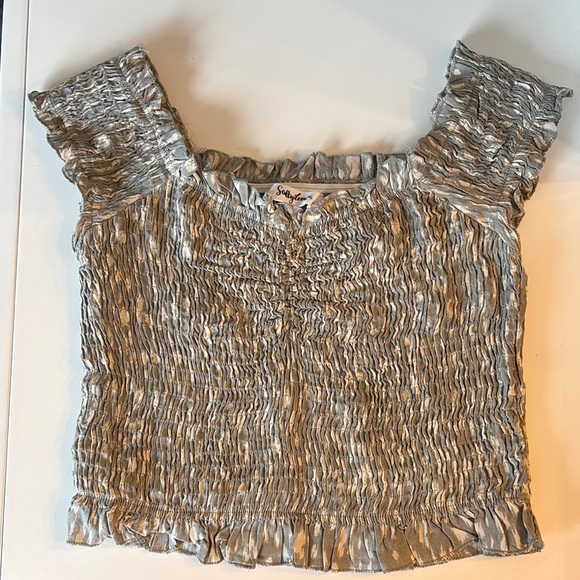 Smocked Top with Ruffled Edges - Picture 7 of 7